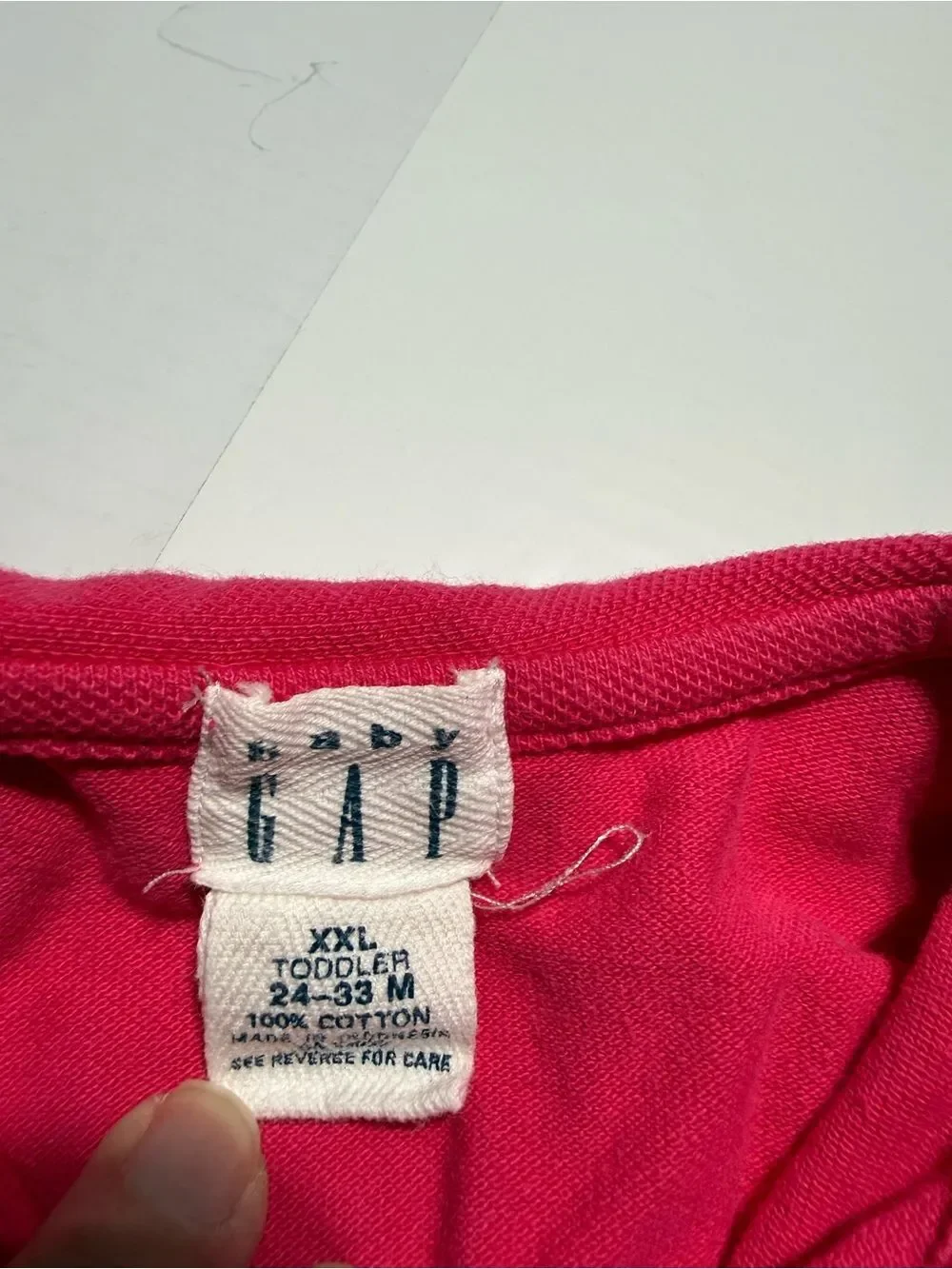 Baby Gap Vintage Pink‎ Polo Pique Dress Size XXL Toddler 24-33M